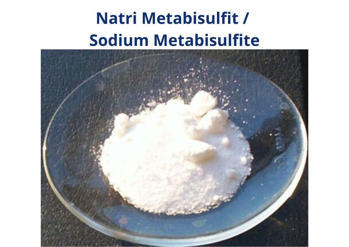 Tác dụng chống oxy hóa của natri metabisunfit